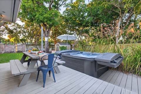 Outdoor dining.