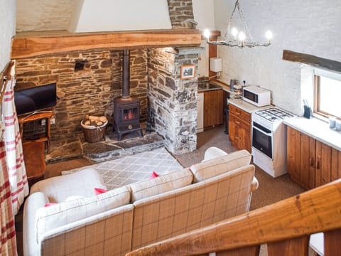 Open plan living space | Ty Tarw - Cwmiar Holiday Cottages, Llanllwni
