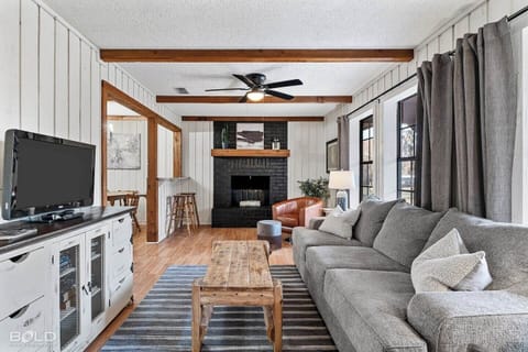 Bright and airy and comfy living room