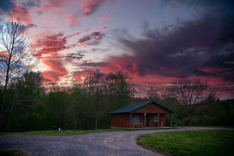 Sunset at the Cabins