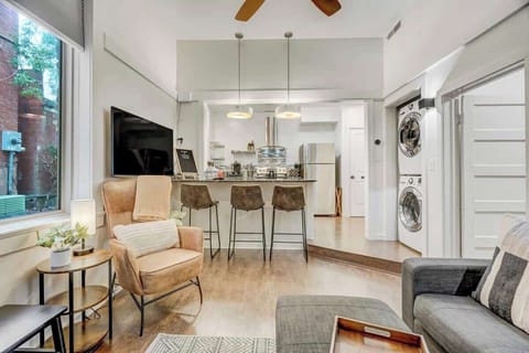 Soak in this perfectly curated 1 bedroom apartment with everything you could need and more for a great stay!