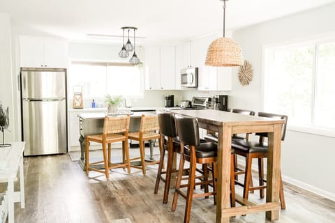 Kitchen and Dining Area from Living Room