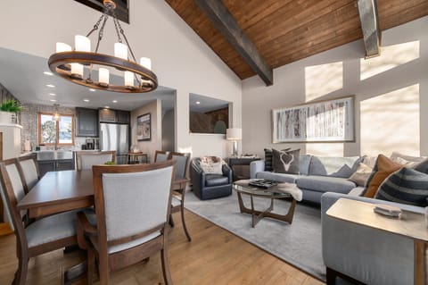 open living room, dinning area and kitchen