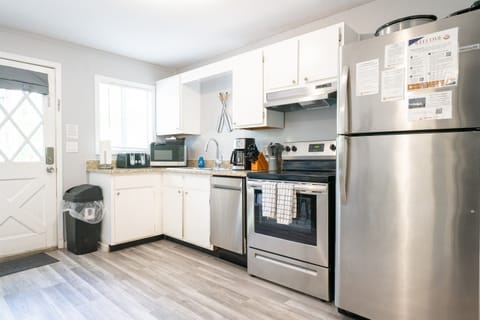 Fully stocked kitchen