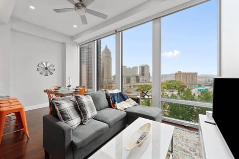 Enjoy the beautiful view from your modern and spacious living room