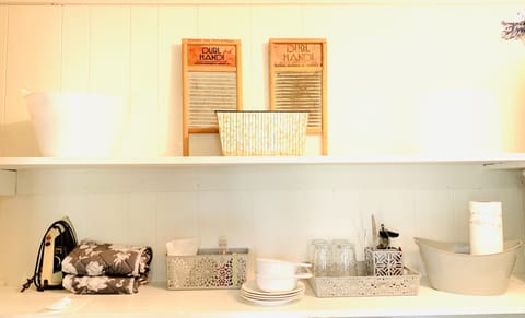 Your Kitchenette has a Coffee Keurig coffee maker, microwave, mini fridge.