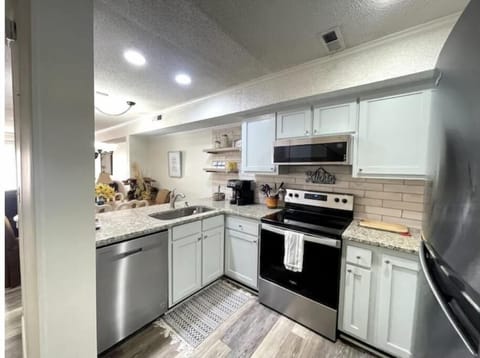 updated kitchen with essentials