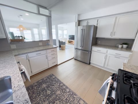 Stocked kitchen for a rest easy staycation 