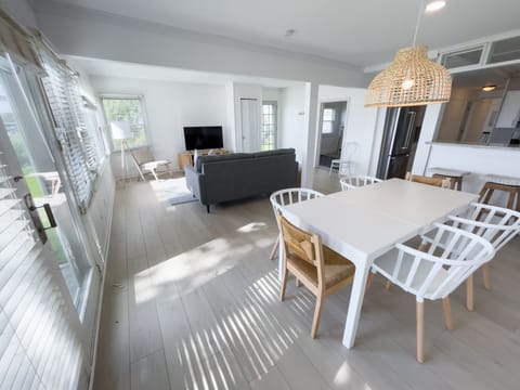 Ample seating for six