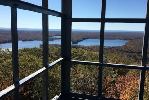 Overlooking on the fire tower