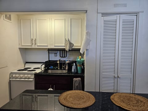 Granite countertops on island and counter