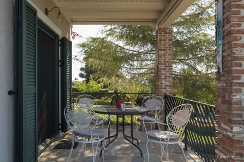 Private balcony of the house
