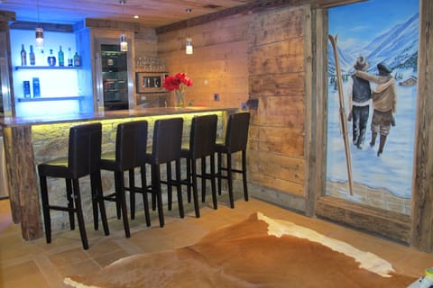 Ground floor bar and entertainment space.  Next to jacuzzi room.