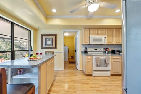 Adorned with sleek countertops, modern appliances, and ample storage, our kitchen offers everything you need to create culinary masterpieces with ease.