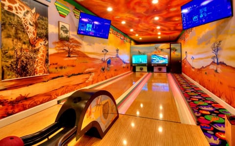 Private full bowling lanes