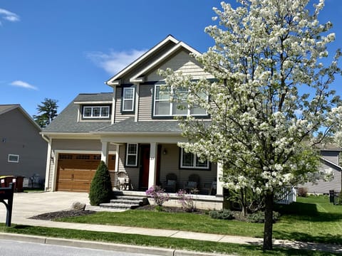 Private family home on quiet downtown street