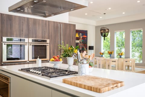 Kitchen is fully equipped.