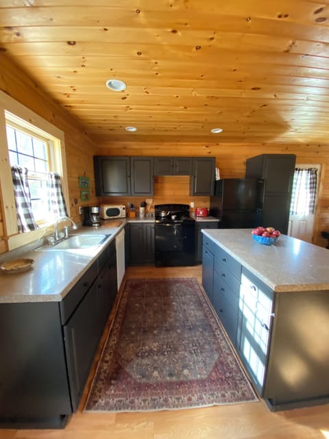 Fresh "sayward pine" cabinets and new appliances.......enjoy!