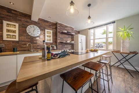 Ground floor: With seating for six, the breakfast bar is both a social hub and carefully thought out food preparation area