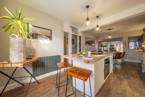 Ground floor: The open-plan space downstairs offers a visual treat wherever you look