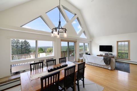 First floor views & dining room
