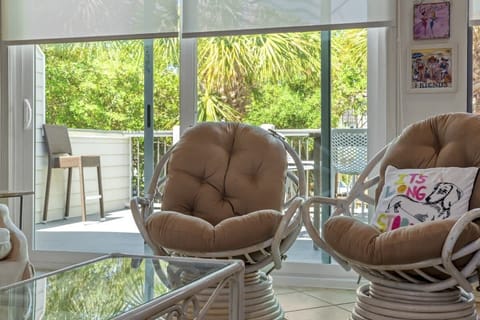 Easy access to the deck. Relax after a day of adventure!