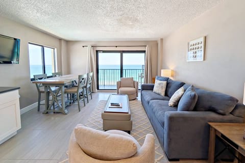Bright Oceanfront Living Room with Direct Atlantic Ocean Views!