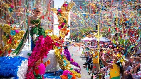 Some of the fun you will find in San Antonio! The 'Battle of Flowers' parade.