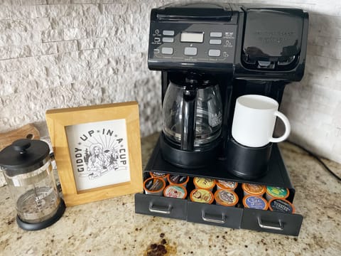 But first, coffee. Drip, pod, or French press. 