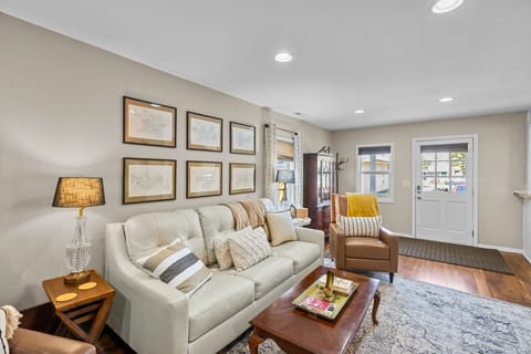 Welcome to our inviting and stylish living room