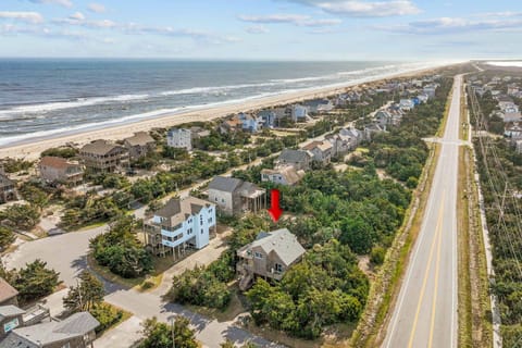 Surf or Sound Realty - 1191 - Avon Beach Dream - Exterior -10 - Arrow