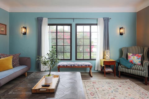 Bright, cozy, and full of charm this inviting living room