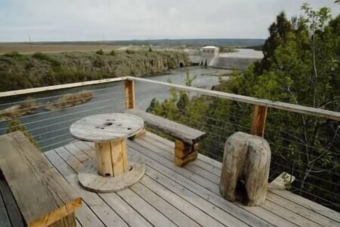 Looking back at the Ashton Reservoir. 