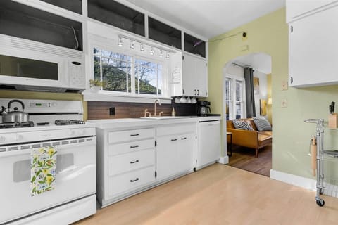 All of the main essentials provided in the kitchen