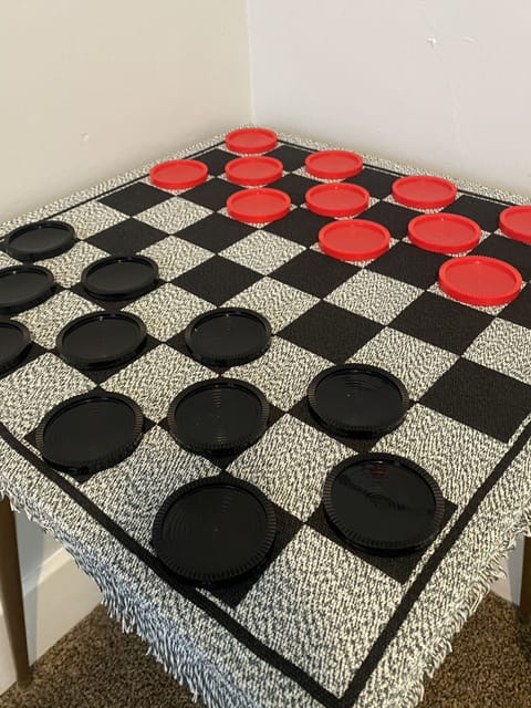 Checkers table!