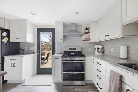 Gas appliances if you fancy to do any cooking.