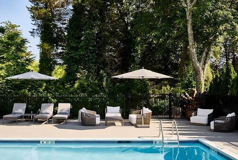 Cool off with an easy swim, surrounded by peaceful greenery.