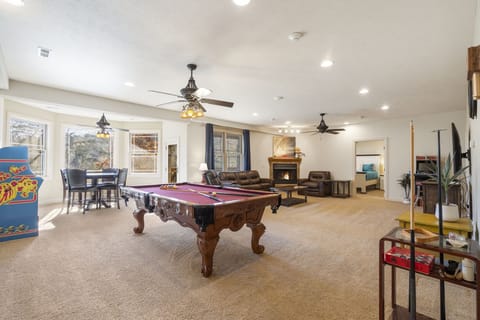 Lower level game room/Living area