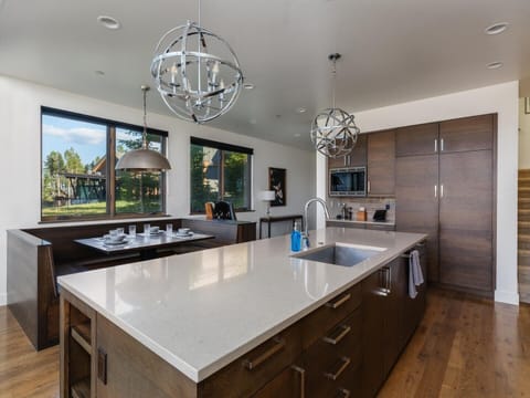 Indoors, Lamp, Kitchen, Sink, Kitchen Island