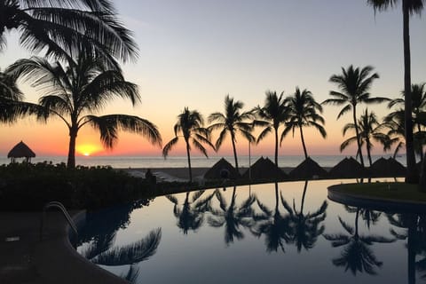 Enjoy perfect sunsets over the Bay of Banderas
