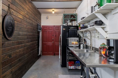 Enjoy the convenience of the modern kitchen, stocked with dishes, utensils, and everything you need to whip up culinary delights