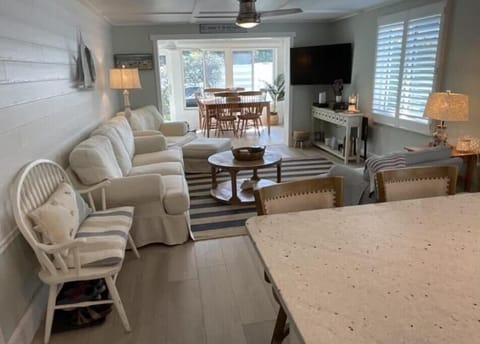 Living room looks into the lanai