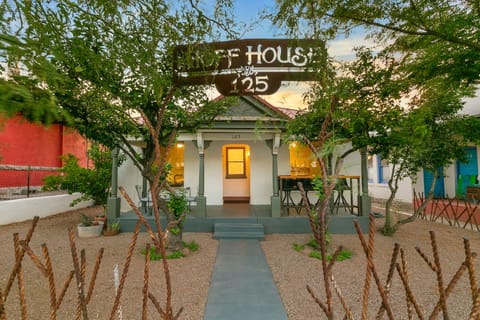 The street side of the property. You will enter from the other side of the home.