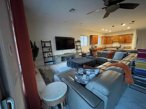 Family room off kitchen