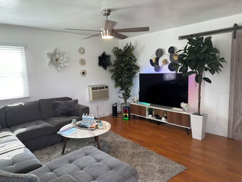 Cozy living room, that doubles as a day/night bed for 4! Perfect for lazy nights