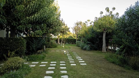 View of the spacious garden