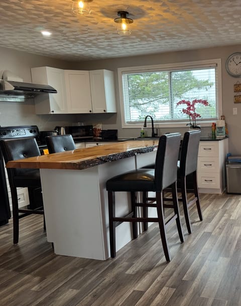 Dining area and kitchen
