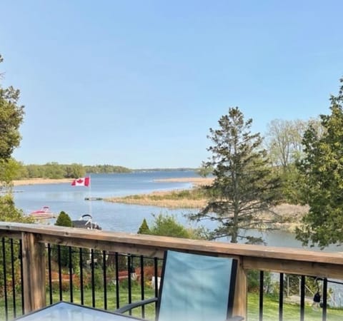 View of the Thousand Islands/St.Lawrence River from the balcony.