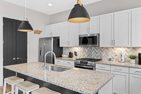 Cook up your favorite dishes in our fully equipped kitchen. 