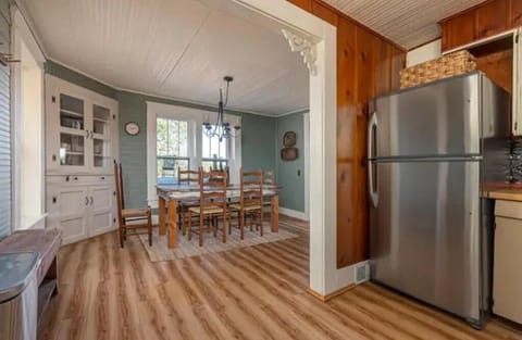 Dining and kitchen area